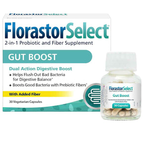 Florastor Select Impulso Diario Probiótico y Prebiótico - 30 Cápsulas Vegetarianas - Haz Tu Pedido