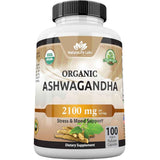 Naturalife Labs Ashwagandha 2100 mg - 100 Cápsulas Vegetales - Haz Tu Pedido