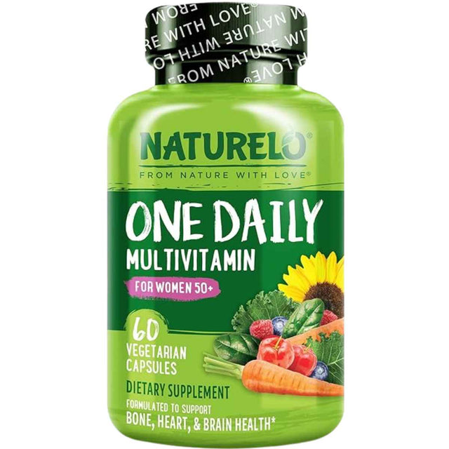 Naturelo Multivitamínico Diario para Mujeres Mayores de 50 - 60 Cápsulas Vegetarianas - Haz Tu Pedido