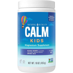 Natural Vitality Magnesio  - Sabor Mezcla de Bayas - 453 g - Haz Tu Pedido