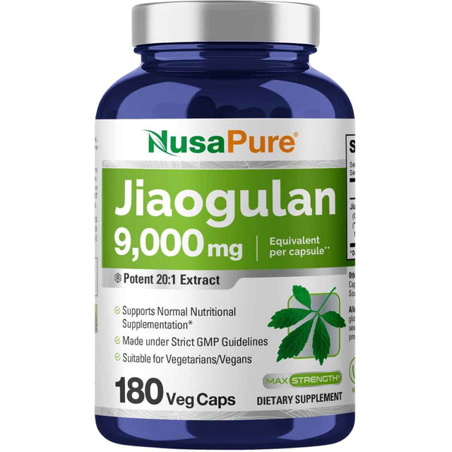 Jiaogulan 9000 mg - 180 Cápsulas Veganas - Haz Tu Pedido