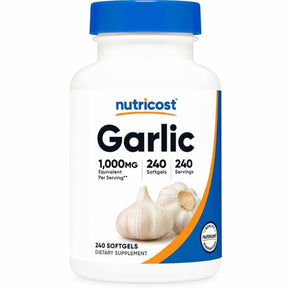 Nutricost Ajo 1000 mg - 240 cápsulas blandas
