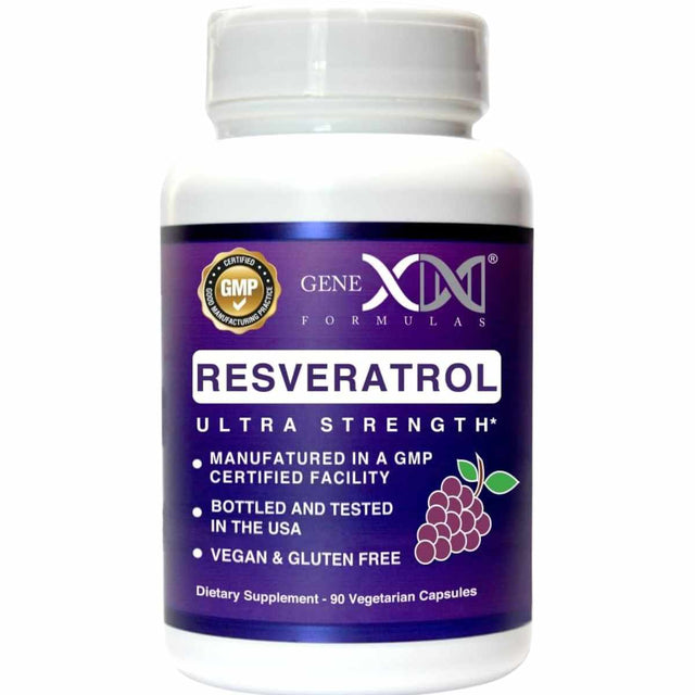 Genex Formulas  Trans-Resveratrol Con BioPerine 1500 mg - 90  Cápsulas - Haz Tu Pedido
