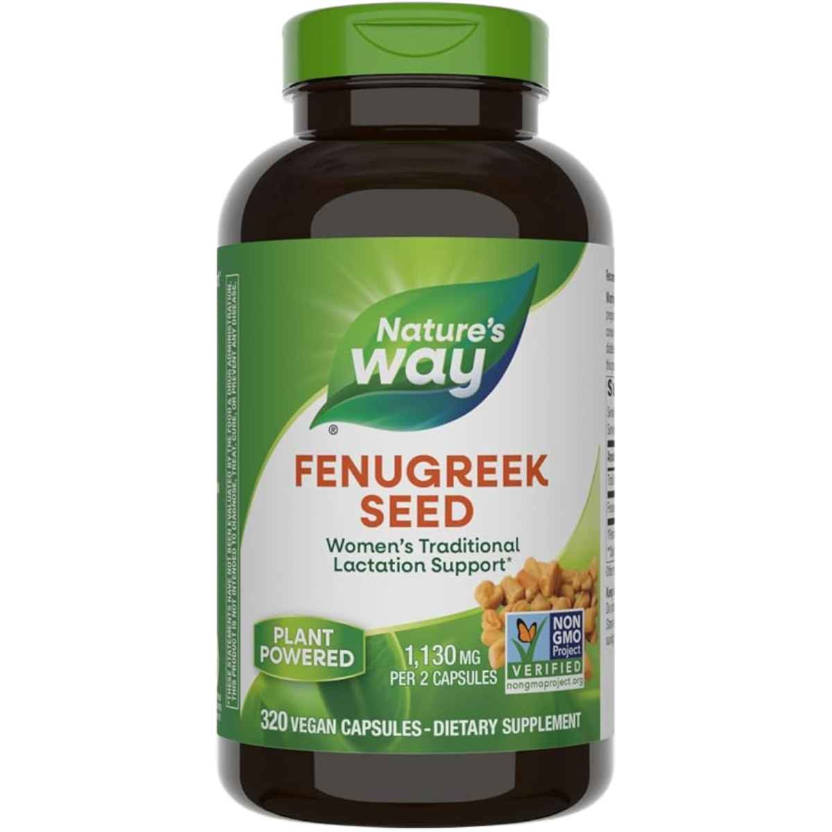 Natures Way Semillas de Fenogreco - 320 Cápsulas Veganas - Haz Tu Pedido
