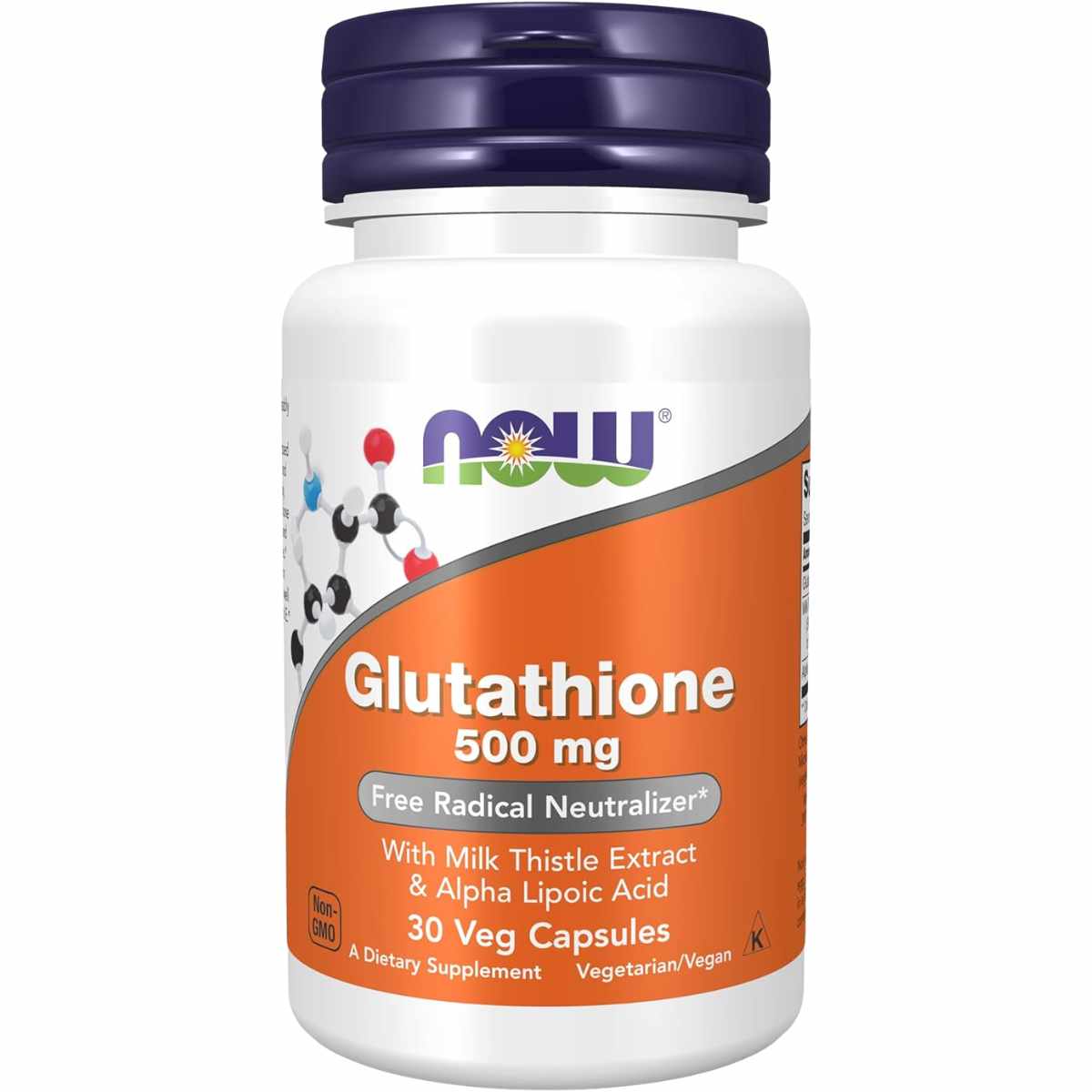 NOW Foods Glutatión  500 mg - 30 Cápsulas Vegetales - Haz Tu Pedido