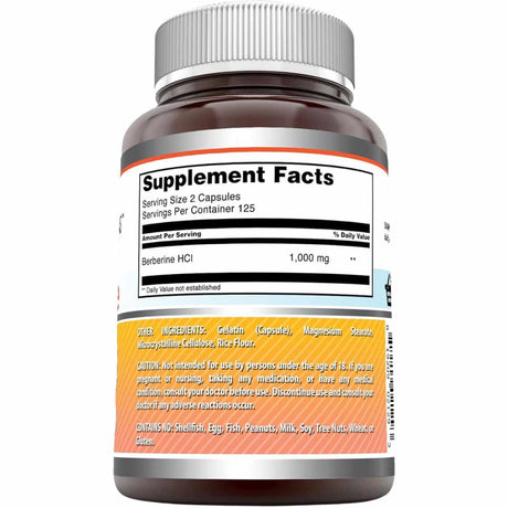 Amazing Nutrition Berberina 1000 mg - Cápsulas