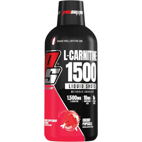 ProSupps®  L-Carnitine Líquido 1500 - Sabor  Paleta de Cereza - 473 ml - Haz Tu Pedido