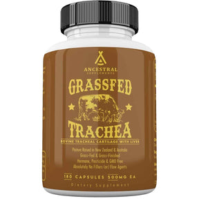 Ancestral Supplements  Cartílago Traqueal Bovina para Articulaciones 500 mg - 180 Cápsulas - Haz Tu Pedido
