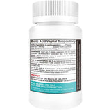 NutraBlast Ácido Bórico Aloe Vera y Probiótico FOS - 30 Supositorios - Tabla Nutricional - Haz Tu Pedido