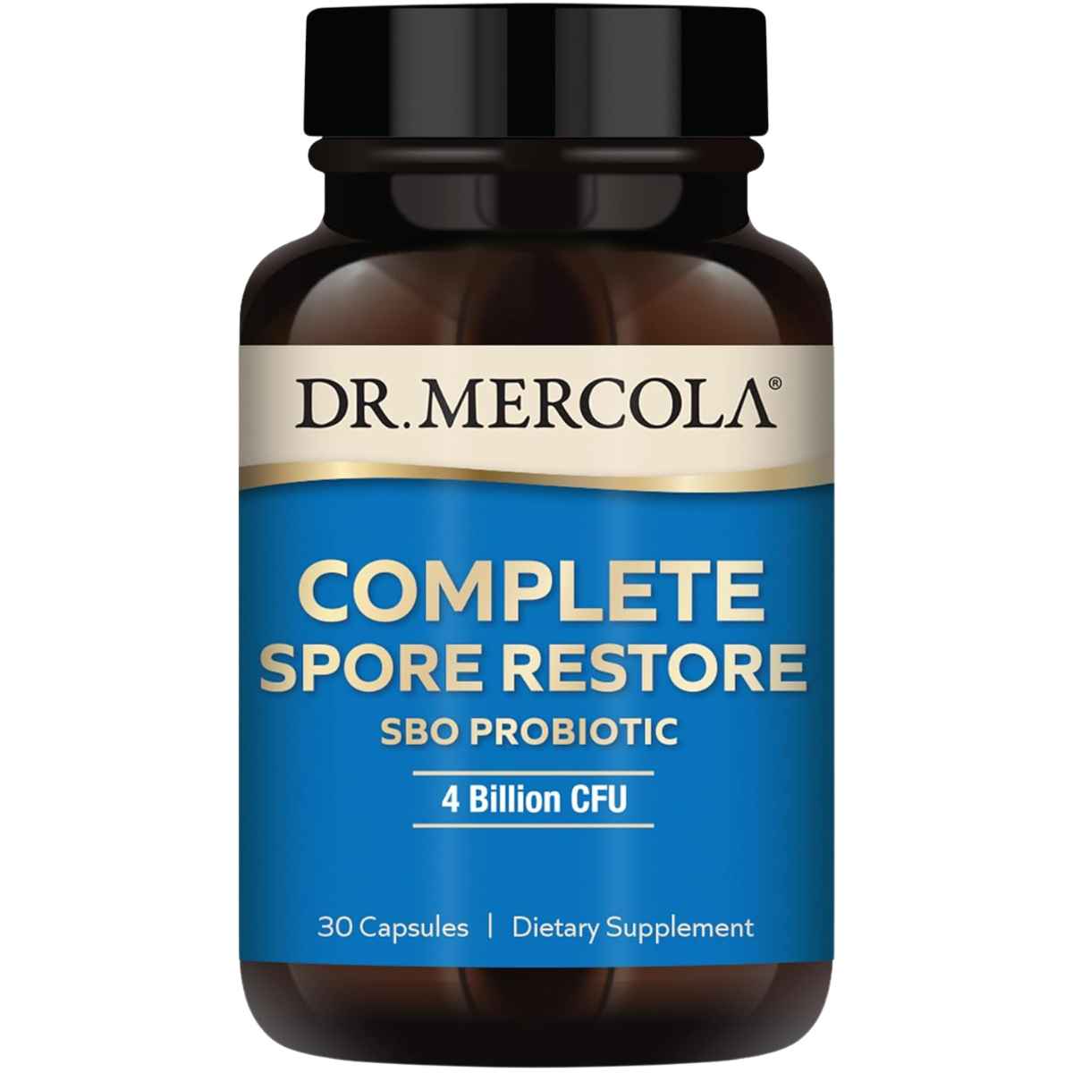 Dr. Mercola Probiótico Restaurador Completo con Esporas SBO 4 Mil Millones CFU - 30 Cápsulas - Haz Tu Pedido