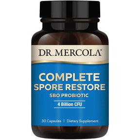 Dr. Mercola Probiótico Restaurador Completo con Esporas SBO 4 Mil Millones CFU - 30 Cápsulas - Haz Tu Pedido