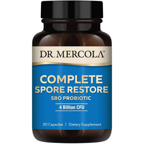 Dr. Mercola Probiótico Restaurador Completo con Esporas SBO 4 Mil Millones CFU - 30 Cápsulas - Haz Tu Pedido