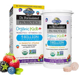 Garden of Life Probióticos Orgánicos Para Niños 5 Mil Millones - Sabor Bayas de Cereza - 30 Tabletas Masticable - Haz Tu Pedido