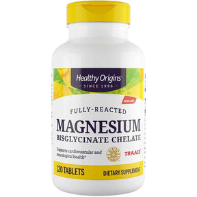 Healthy Origins Traacs Magnesio Bisglicinato Quelado - 120 Tabletas - Haz Tu Pedido