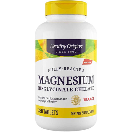 Healthy Origins Traacs Magnesio Bisglicinato Quelado - 360 Tabletas - Haz Tu Pedido