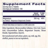 Healthy Origins Traacs Magnesio Bisglicinato Quelado - 360 Tabletas - Tabla Nutricional - Haz Tu Pedido