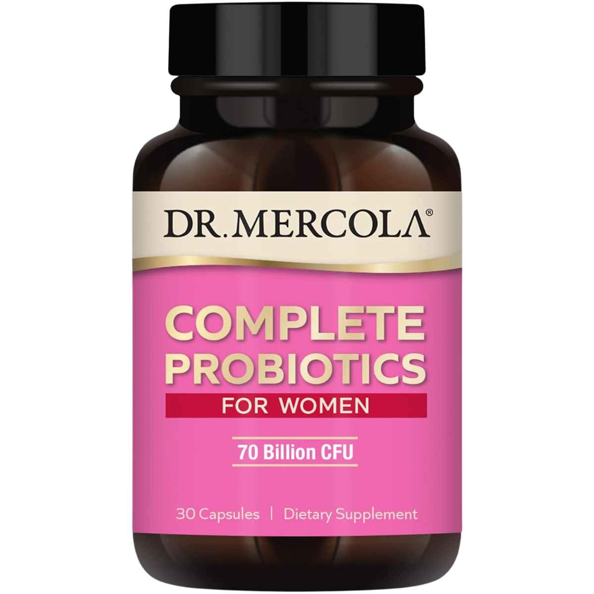 Dr. Mercola Probióticos Completos para Mujeres 70 Mil Millones CFU - 30 Cápsulas - Haz Tu Pedido