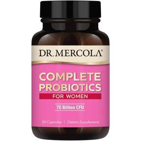 Dr. Mercola Probióticos Completos para Mujeres 70 Mil Millones CFU - 30 Cápsulas - Haz Tu Pedido