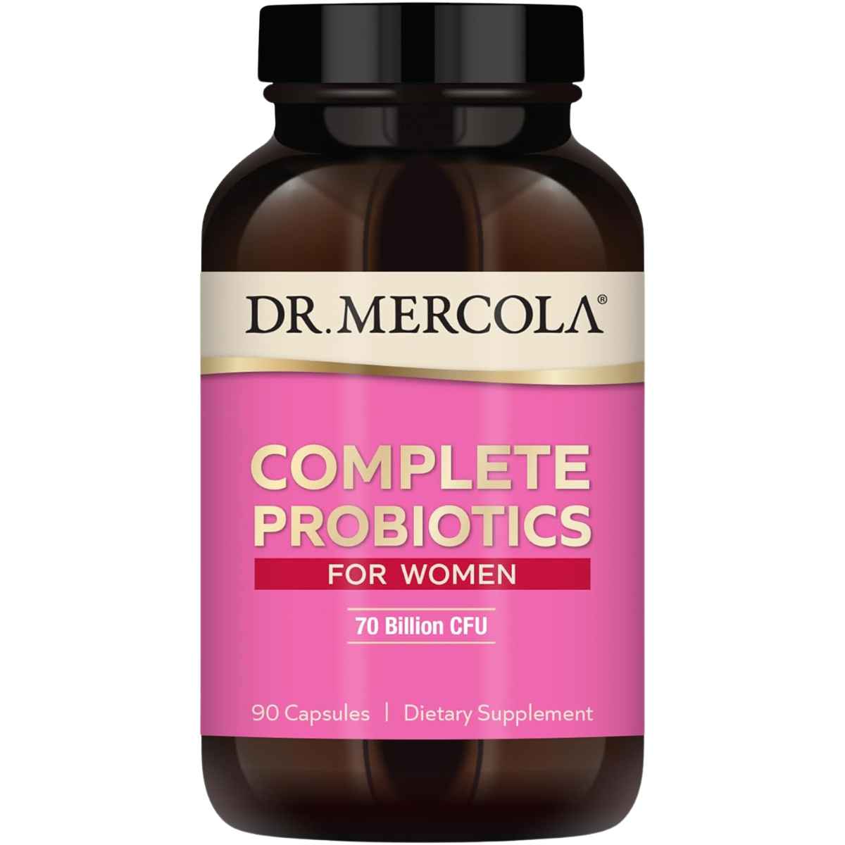 Dr. Mercola Probióticos Completos para Mujeres 70 Mil Millones CFU - 90 Cápsulas - Haz Tu Pedido