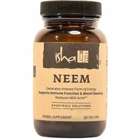 Isha Life Neem Orgánico Soporte Inmune - 90 Cápsulas Veganas - Haz Tu Pedido