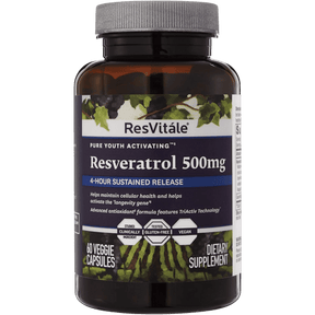 ResVitále Resveratrol 500 mg - 60 Cápsulas Vegetales - Haz Tu Pedido