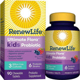 Renew Life Probióticos Para Niños 3 Mil Millones CFU - Tabletas masticables