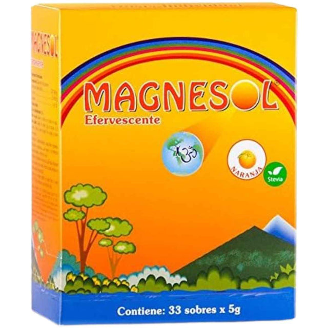 Magnesol Efervescente: Equilibrio, Energía y Vitalidad - Sabor Naranja - 5 g - Haz Tu Pedido