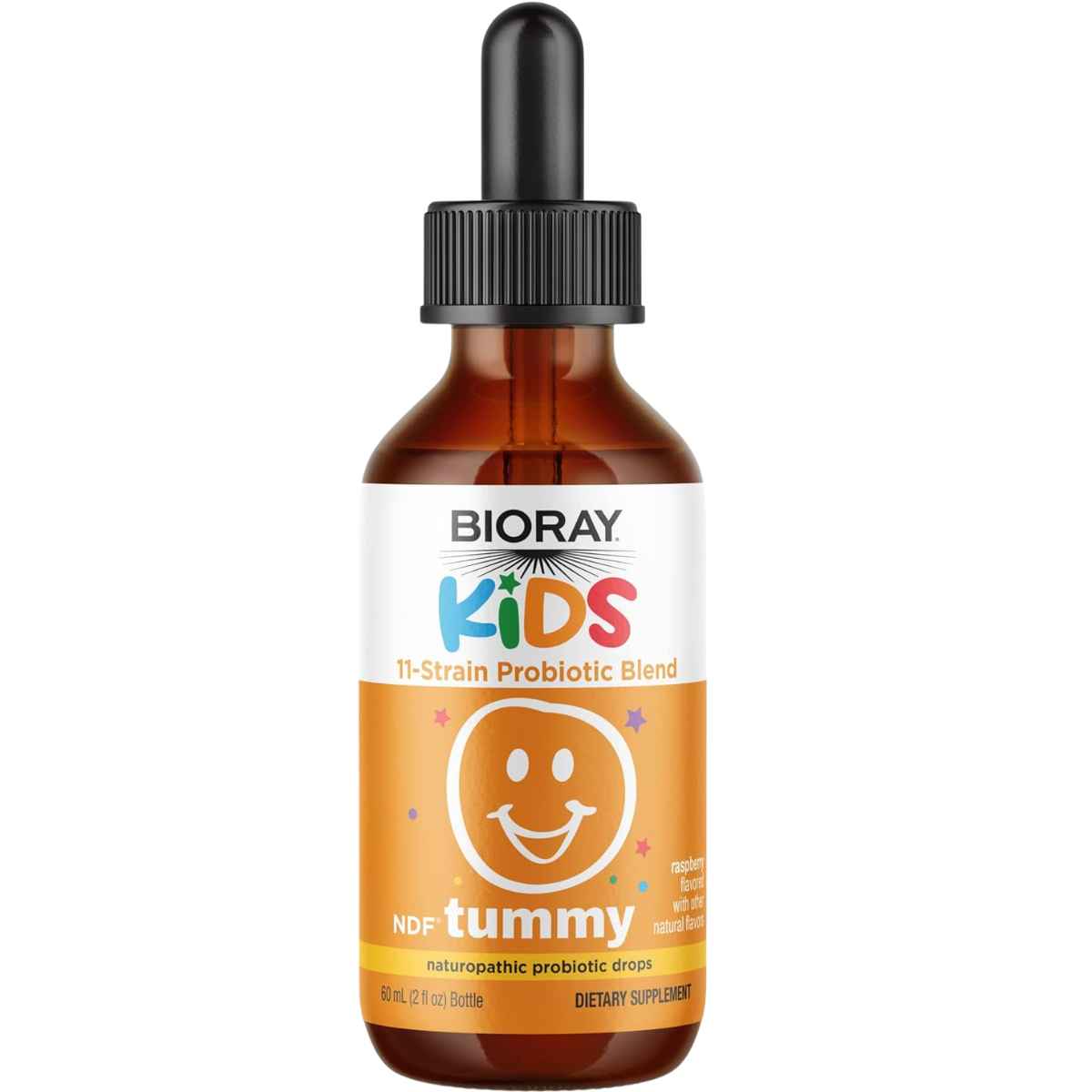 Bioray Mezcla de Probióticos de 11 Cepas: Mejora del Habla y la Comunicación - Sabor Frambuesa - 60 ml - Haz Tu Pedido
