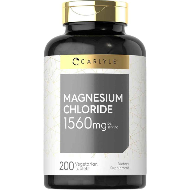 Carlyle Cloruro de Magnesio 1560 mg - 200 Tabletas Vegetarianas - Haz Tu Pedido