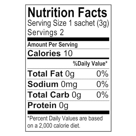 Progurt Probioticos 1 Billón de UFC - 2 Sobres - Tabla Nutricional - Haz Tu Pedido