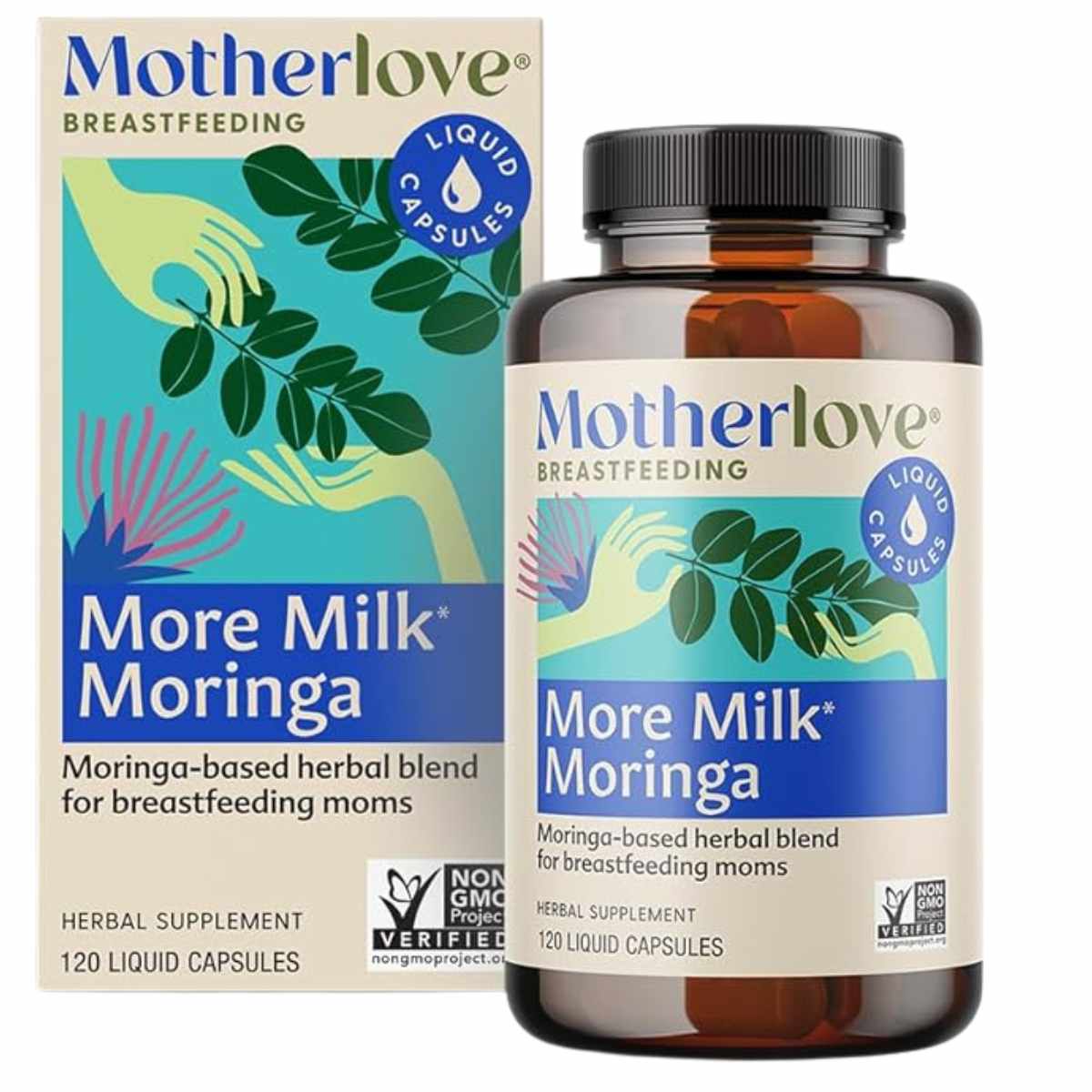 Motherlove Leche de Moringa - 120 Cápsulas Liquidas - Haz Tu Pedido