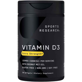 Sports Research Vitamina D3 Con Aceite De Coco - Haz Tu Pedido