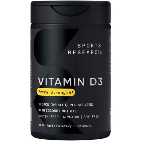 Sports Research Vitamina D3 Con Aceite De Coco - Haz Tu Pedido