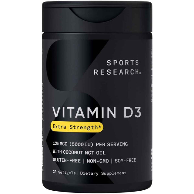 Sports Research Vitamina D3 Con Aceite De Coco - Haz Tu Pedido