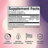 Nutrition Green Life Cloruro De Magnesio 432 mg - 90 Cápsulas - Tabla Nutricional - Haz Tu Pedido