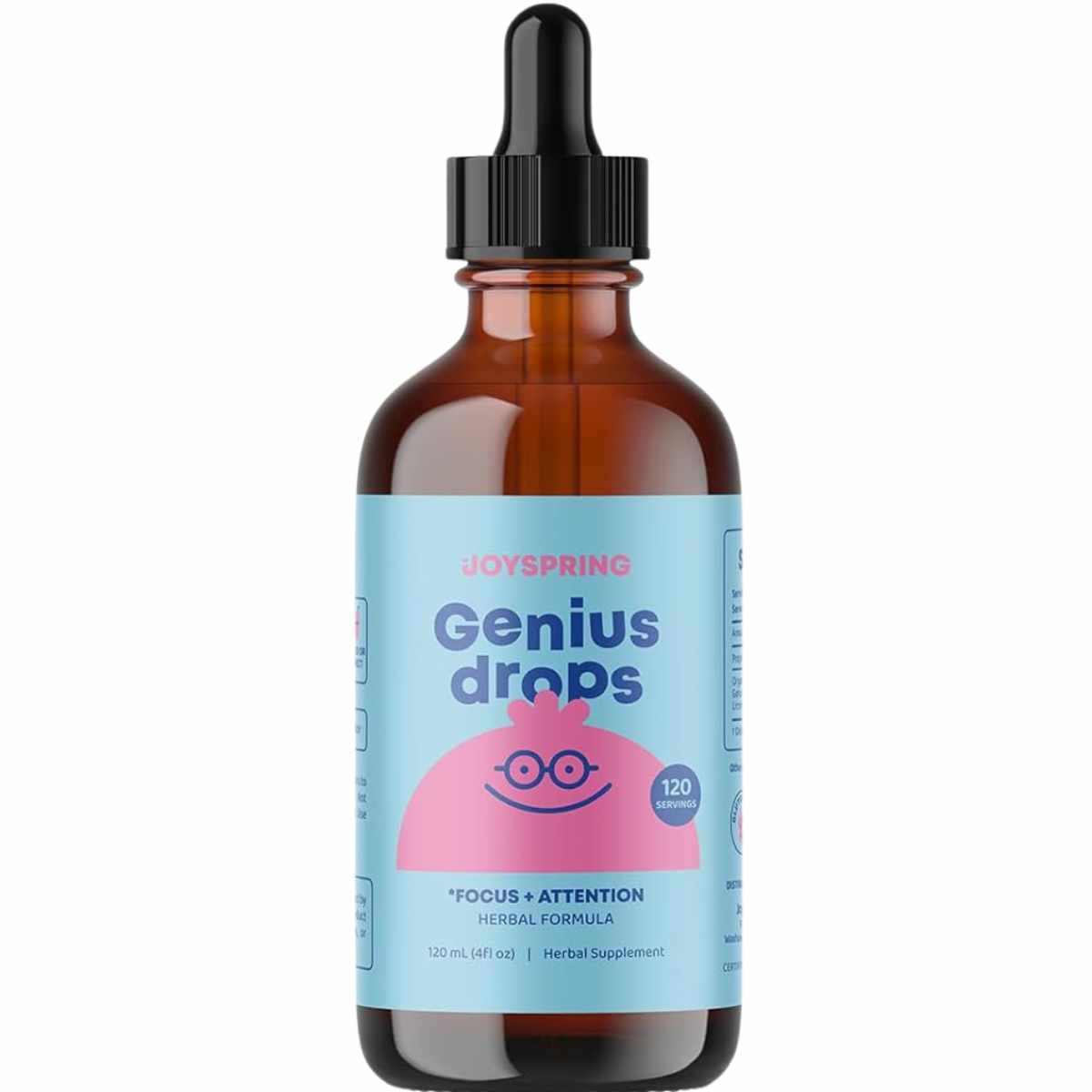 JoySpring Gotas Orgánicas de Apoyo Cerebral para Niños - 120 ml - Haz Tu Pedido
