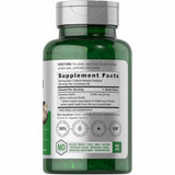 Horbaach Odorless Garlic - 200 Cápsulas Blandas - Tabla Nutricional Puro Estado fFisico
