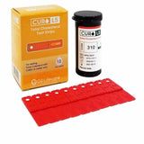 Curo Fit Tiras de Prueba de Colesterol en Sangre - 10 Tiras de Prueba - Tabla Nutricional - Haz Tu Pedido