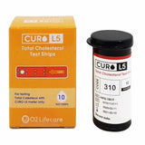 Curo Fit Tiras de Prueba de Colesterol en Sangre - 10 Tiras de Prueba - Haz Tu Pedido