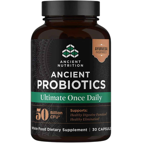 Ancient Nutrition Probióticos Definitivos Diarios Salud Digestiva - 30 Cápsulas - Haz Tu Pedido