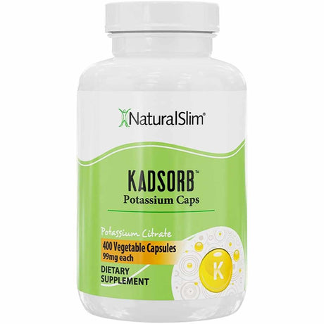 NaturalSlim Kadsorb Citrato de Potasio  - 400  Cápsulas Vegetales - Haz Tu Pedido
