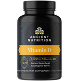 Ancient Nutrition Vitamina D3 5000 IU - 60 Cápsulas - Haz Tu Pedido