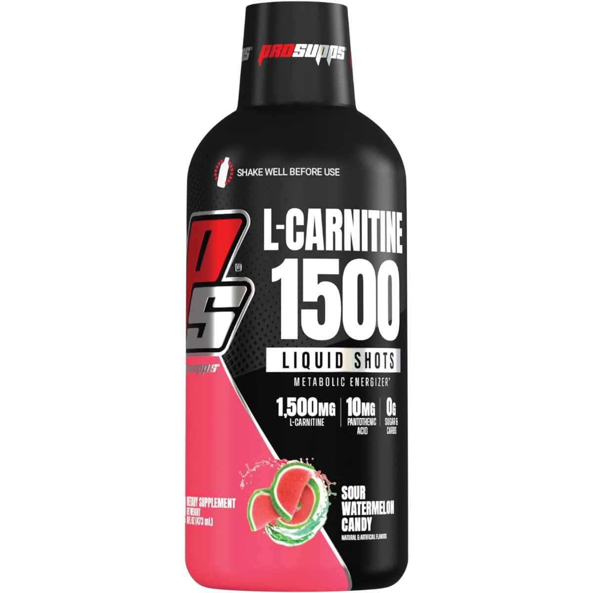 ProSupps®  L-Carnitine Líquido 1500 mg - Sabor Sandía Agria - 473 ml - Haz Tu Pedido