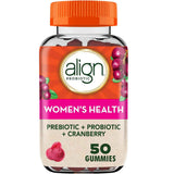 Align Probiotic Suplemento Prebiótico y Probiótico para la Salud Femenina - Sabor Arándano Rojo - 50 Gomitas - Haz Tu Pedido