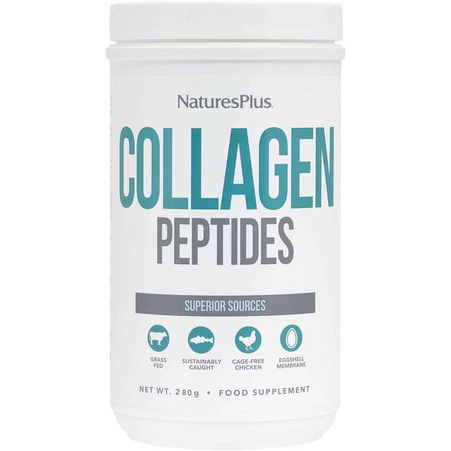 NaturesPlus Péptidos de Colágeno en Polvo - Sabor Sin Sabor - 280 g - Haz Tu Pedido