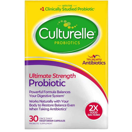 Culturelle Probiótico de Máxima Fuerza - 30 Cápsulas Vegetarianas - Haz Tu Pedido