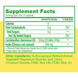 Culturelle Probiótico de Máxima Fuerza - 30 Cápsulas Vegetarianas - Tabla Nutricional - Haz Tu Pedido
