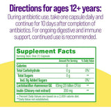 Culturelle Probiótico para Equilibrio Total con Uso de Antibióticos - 20 Cápsulas Vegetarianas - Tabla Nutricional - Haz Tu Pedido