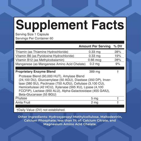 MaryRuth's - Ultra Digestive Food Enzymes (389 mg - 60 Cápsulas)