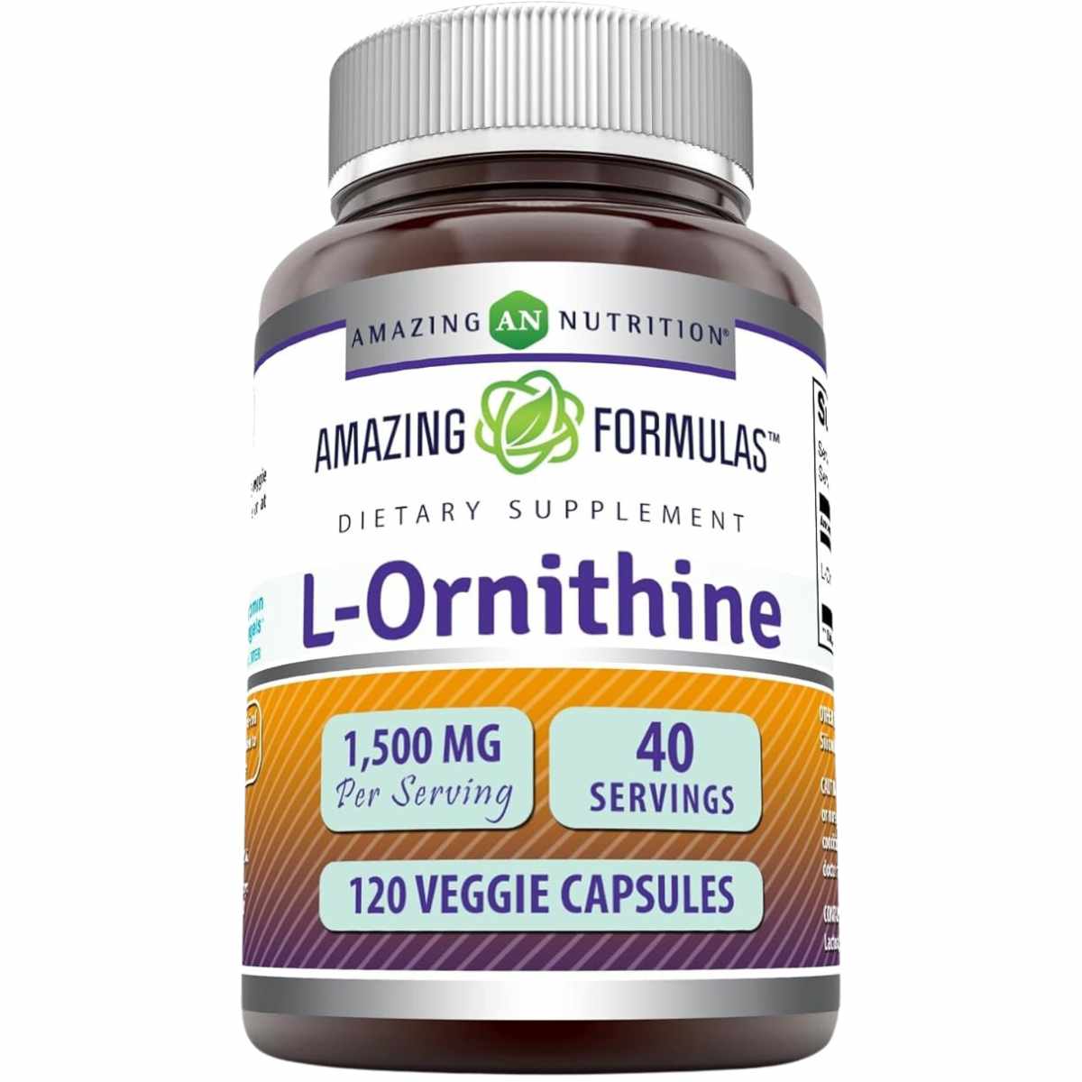 Amazing Nutrition L-Ornitina 1500 mg - 120 Cápsulas